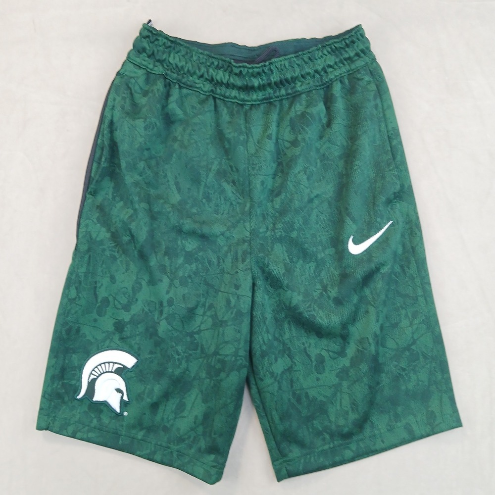 Nike Michigan State Spartans Small Mens‎ Shorts Basketball Pockets Dri Fit